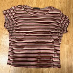 Striped Brandy Meville Baby Tee